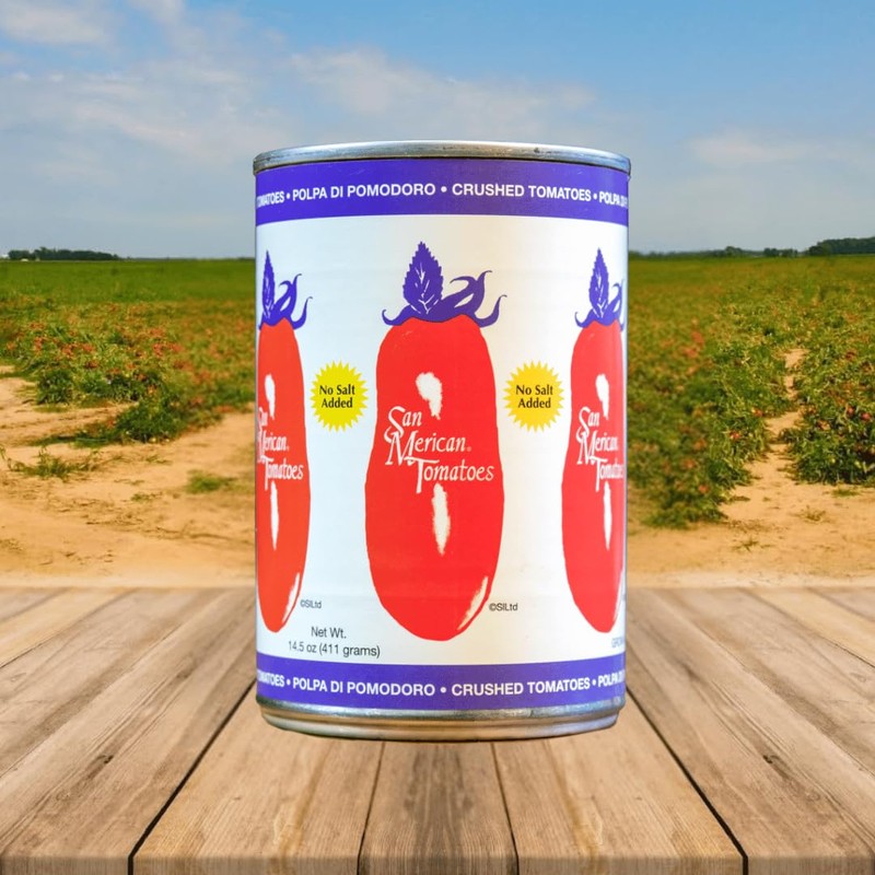 SMT SAN MERICAN TOMATO - No Salt Added Crushed Canned