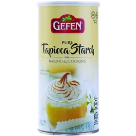 Gefen, Tapioca Starch, 16oz. "Resealable Container" Gluten Free, Tapioca Flour