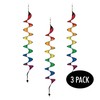 In the Breeze 4250-3 Curlie Spinner, 24 Inch, Rainbow (3-Pack)