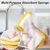 Washing up Sponge, 5PCS Dishcloths for Washing Up, Double-Sided Kitchen