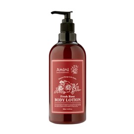 Amini Flower Therapy Body Lotion Fresh Rose 500ml Hotel Fragrance Healing Rose Fragrance Moisturizing / 아미니 플라워 테라피 바디로션 프레쉬 로즈 500ml 호텔 향기 힐링 장미향 촉촉