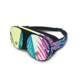 MightySkins Carbon Fiber Skin Compatible with HTC Vive Flow - Summer Vibes | Protective, Durable Textured Carbon Fiber Finish | Easy to Apply