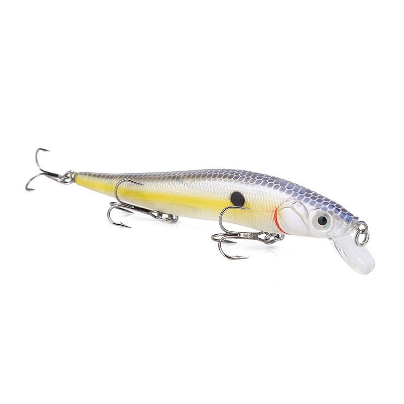 Señuelos de pesca Minnow, trajes de baño duros de pesca