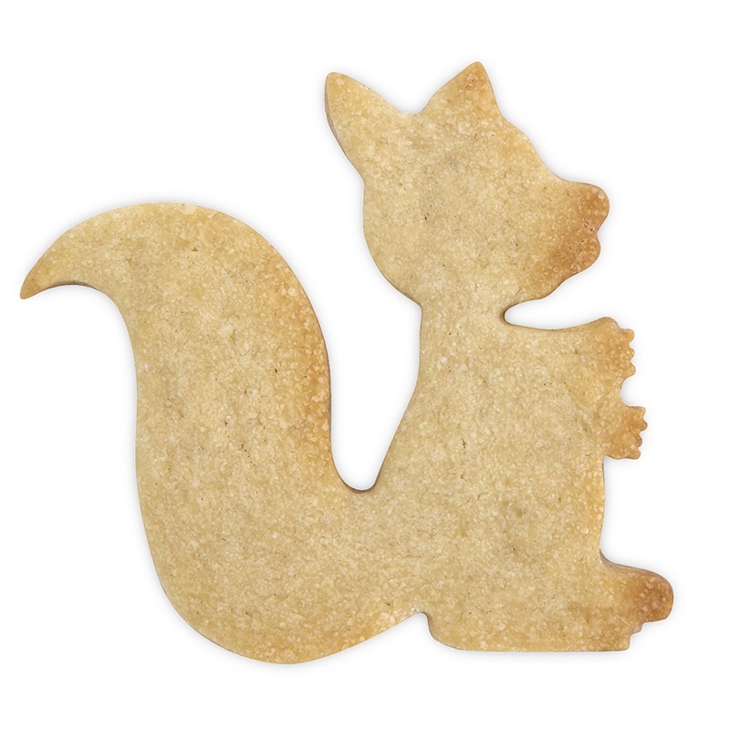 Staedter Squirrel Shape Cookie Cutter, Stainless Steel, Silver, 8 x