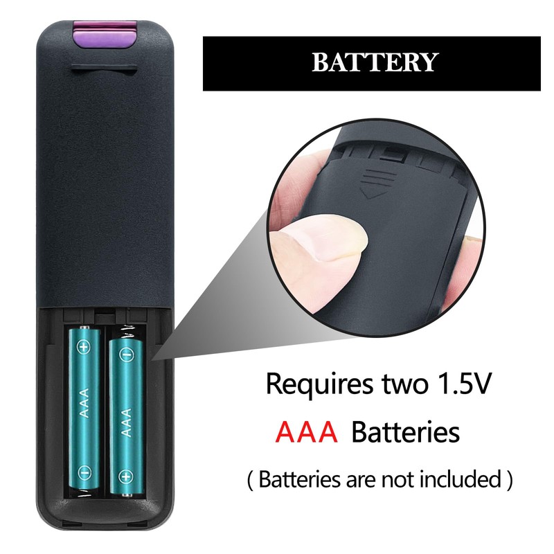 Replacement Remote,Compatible with HAPPRUN H1 Mini Projector.1PACK