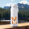Cute Cartoon Corgi Dog Vinyl Decal – 5-Inch Waterproof Sticker