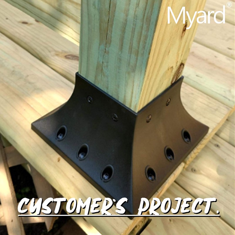 Myard PNP114040 4x4 Post Base Cover (Actual 3.5x3.5 Inches) Post