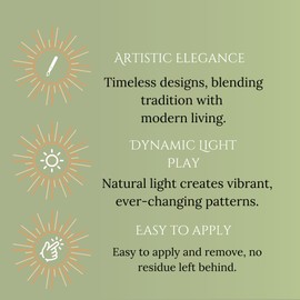 Decorative Hand Printed Stained Glass Paperweight in a Kitten and Geraniums Design.