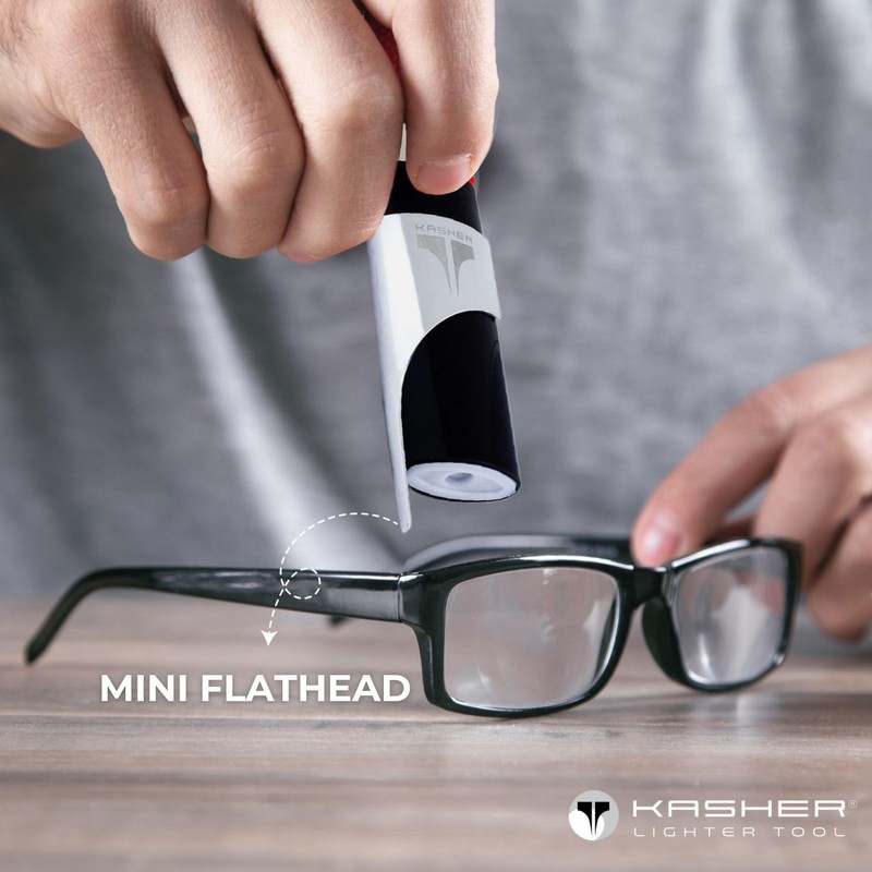 Kasher Classic Lighter Tool Without Lighter - Stainless Steel, Lightweight,