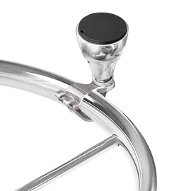 Marine Boat Steering Wheel Maneuvering Turning Control Knob, Universal Marine Grade Stainless Steel, Fits Steering wheels Rim Dia. L:1-3/4" ,M: 1-5/8", S: 1-1/2" (Medium)