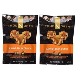 True North Almond Pecan Crunch Nut Clusters | 5 oz Per Bag | 2 Pack