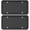 Silicone License Plate Frame, Premium Grade Universal Car Plate Frame,
