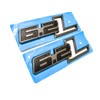 2pcs 6.2 Liter Emblems Side Fender 3D Decals Badge Replacement