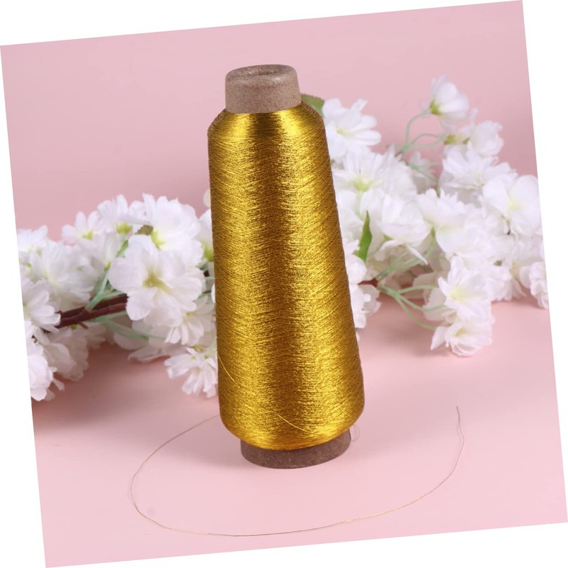 TEHAUX 4 Rolls Metallic Embroidery Threads for DIY Cross Stitch