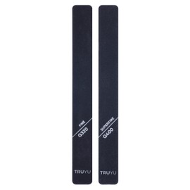 Truyu Pro Nail Files (2pk) - Includes A Fine and Superfine Nail Files. Design To Help And Restore Nails And Perfect For Soft Or Damaged Nails.