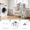 APEXCHASER Drying Rack Clothing - 3 Tier Metal Clothes Drying