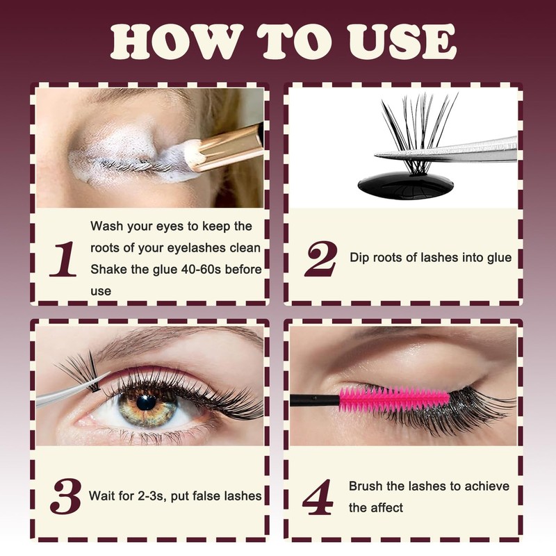 MELLUCCI Lash Cluster Glue Waterproof Strong Hold Cluster Lash Glue