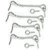 Wideskall Zinc Plated Wire Gate Hook and Eye Latch with