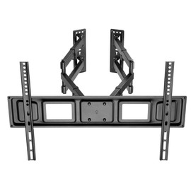 InstallerParts 32"-70" TV Corner Mount – Swivel/Tilt – 20" Dual Extension Arm – Heavy Duty LCD LED TV Monitor Flat Panel Screen, 6ft HDMI Cable
