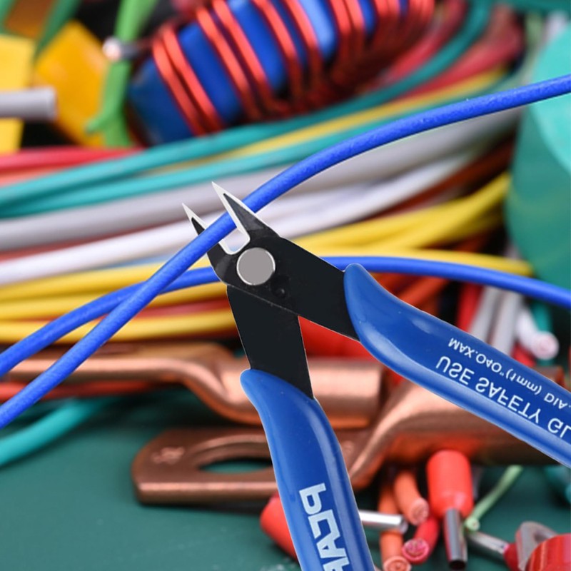 Flush Side Cutter Precision Shear Wire Snips Pliers Tool Mini