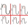 Butcher Hooks, Meat Hooks, Smoking Hooks, Wild Hooks, Stainless Steel