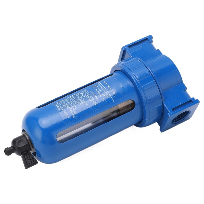 Compressed Air Filter Manual Drain Zinc Alloy Stainless Steel High