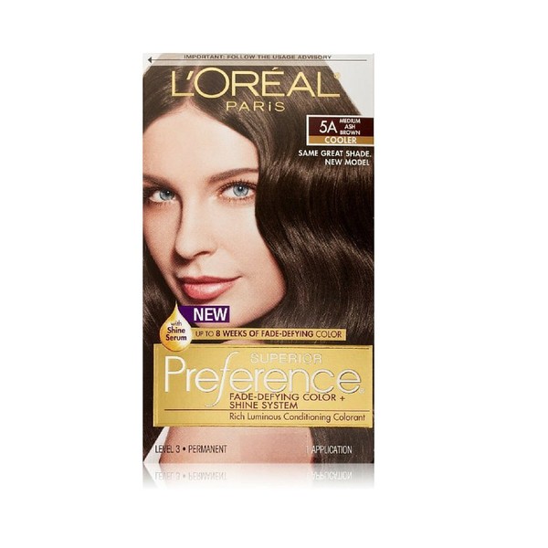 L'Oreal Superior Preference - 5A Medium Ash Brown