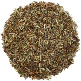 Marcoina Organic St. John’s Wort Flower Herbal Tea - Caffeine-Free, Cut Flower, 113g(4oz), Origin from Bulgaria, Premium Quality, in Resealable Bag, Kosher, Vegetarian, Vegan, Non-GMO