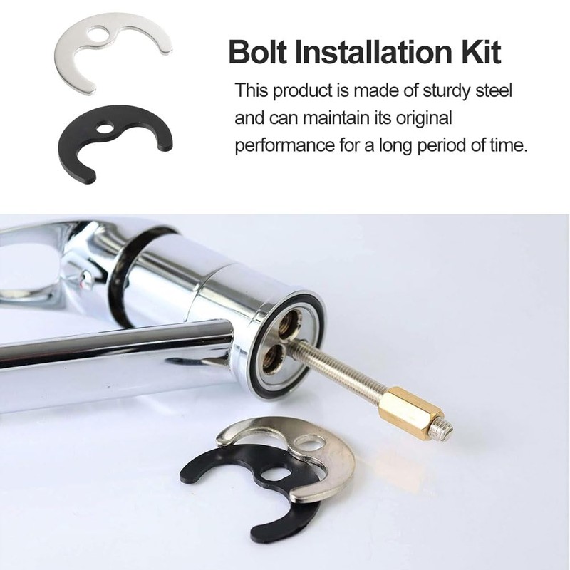 Mounting Set for Sink, Monobloc Mixer Tap, Washbasin Fitting, Fixing