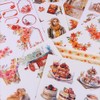 Dwpetzo Autumn Journal Sticker Book for Junk Journaling, 20 Sheets