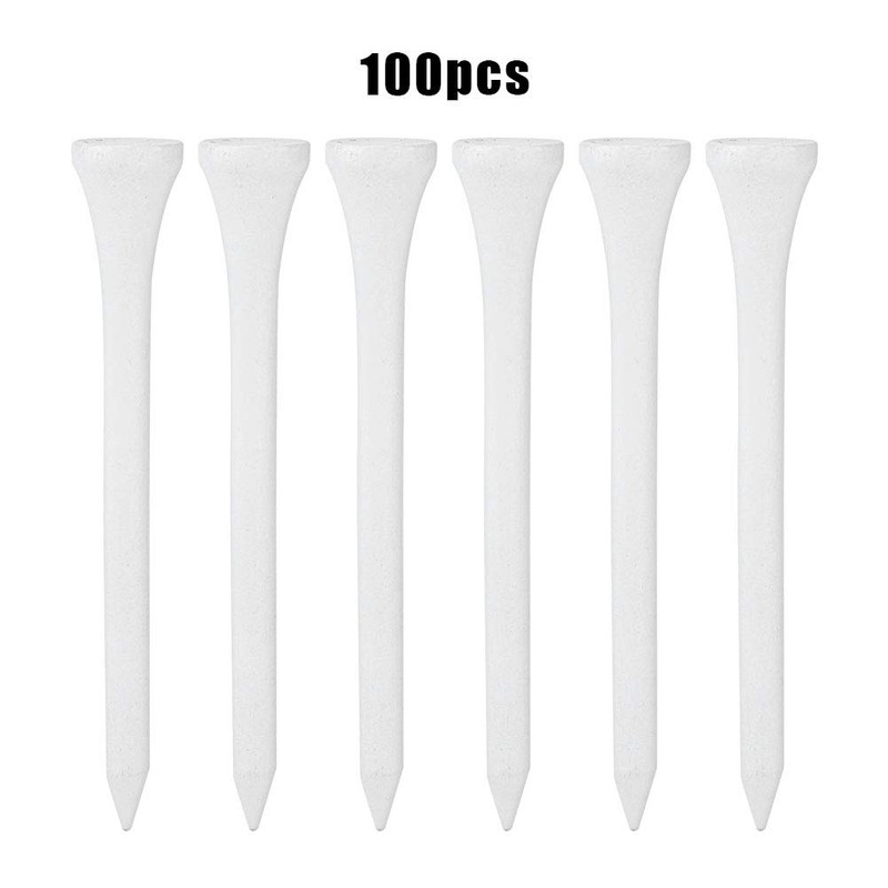 Tees, Unbreakable Transparent Tees, 100 Pieces, 70 Mm, Wooden Tees,