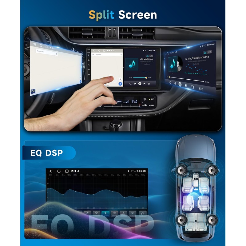 Car Stereo for Toyota Corolla 2017 2018 [2+64G] Car Radio