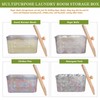 Dryer Sheet Holder with Bamboo Lid,Acrylic Laundry Clear Dryer Sheets