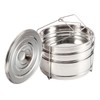 Stackable 3 Tier Stainless Steel Steamer Cooker Pot Set Cook