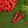 Honoson 50 Pieces Plastic Trimmer Blades Replacement Mowing Grass Wacker