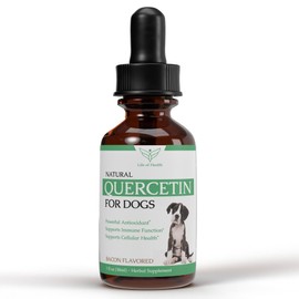 Quercetina para perros – Quercetina para alergias de perros – Apoya el sistema inmunológico, respiratorio, salud de la piel y más – Soporte para alerg
