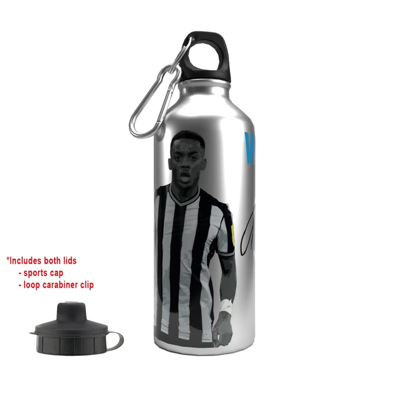 Partisan Newcastle Bottle Willock 2-Lid Aluminium 600ml Silver