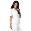 Adar Uniforms Universal Scrubs for Women - Lapel Collar Buttoned