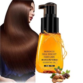 Sérum capilar para cabello encrespado, sérum capilar anti-encrespamiento para un cabello suave y brillante, sérum Morocco Oil aceite esencial natural 