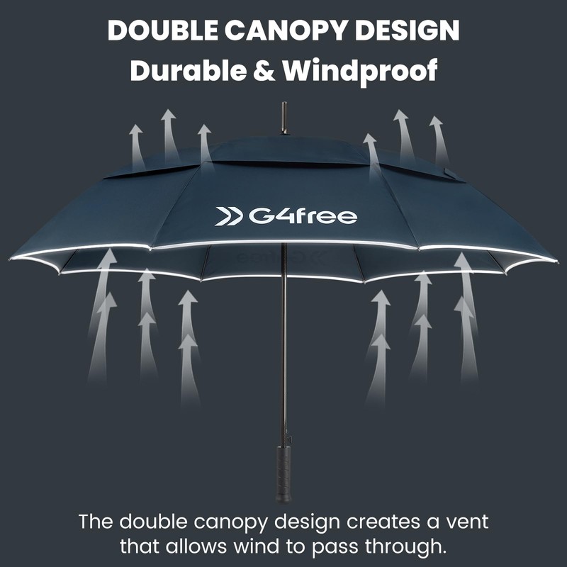 G4Free Strongest Golf Umbrella with Full Carbon Fiber, Well-constructed &