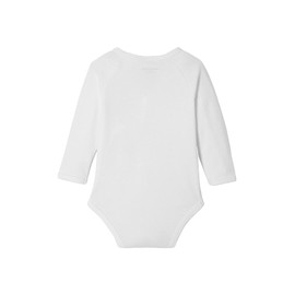 VERTBAUDET Pack of 5 Newborn Bodysuits with Front Opening, Long Sleeves, Oeko-Tex Pack, White, 74