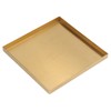 Gold Stainless Steel Tray Decorative Jewelry Dish Makeup Tray Organizer