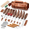 AIZMOZIA Wood Carving Kit, 17Pcs Wood Carving Tools, Professional Whittling
