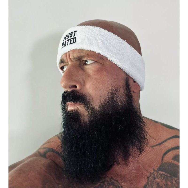 Headsweat “ MOST HATED“ Terry Cloth Head Sweat Band Military