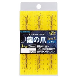 Shimano RG-A24N RG-A24N Dragon Claw TypeA Wrinkle, 3 Anchors, 30 Pairs, No. 6.5