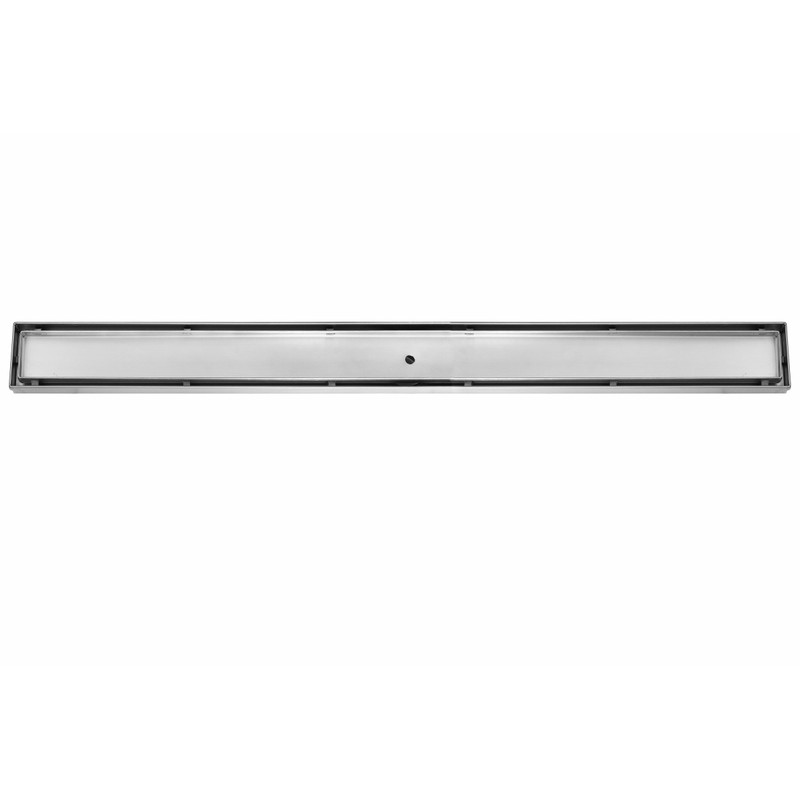 DreamDrains 42 in Stainless Steel Linear Shower Drain - Tile