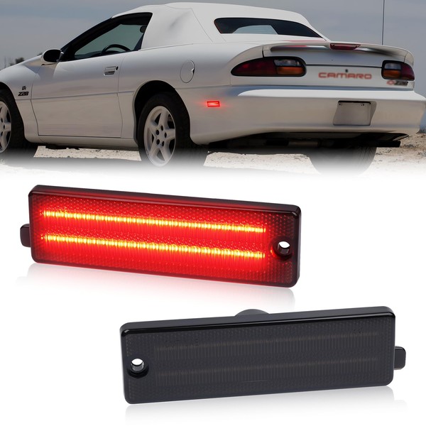 Gempro LED Side Marker Lights Compatible with 1993-2002 Chevy Camaro