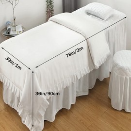 Dorm Bed Skirt - Ruffled Extra Long Bed Skirt Twin-XL, 110g Brushed Cloth Twin Bed Skirt - College Dorm Room Essentials - 32"/36" Drop (Gray, Twin-XL/36 Drop)