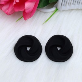 Love Knot Earrings for Women Colorful Stud Earrings for Womens Black Blue Green Knot Earrings Love Gift for Her