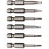 Fixinus 6-Piece Triangular Screwdriver Bit Set, Magnetic S2 Steel Triangular